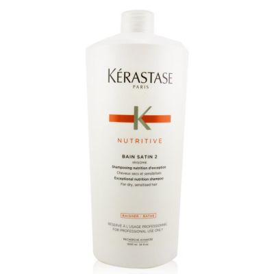 Kerastase - Kerastase Nutritive Bain Satin 2 Питательный Шампунь (для Сухих и Чувствительных Волос)  1000мл./34унц.