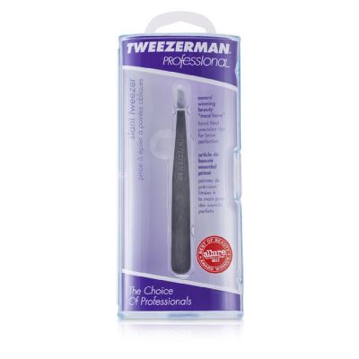 Tweezerman - Профессиональный Скошенный Пинцет  -
