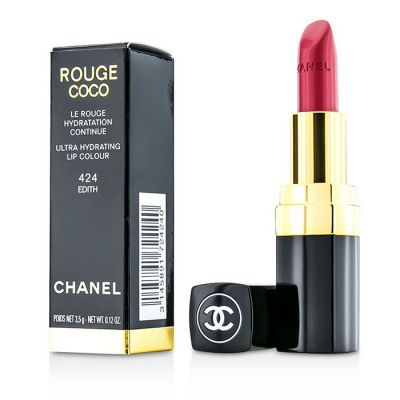 Chanel - Rouge Coco Ультра Увлажняющая Губная Помада - # 424 Edith  3.5g/0.12oz
