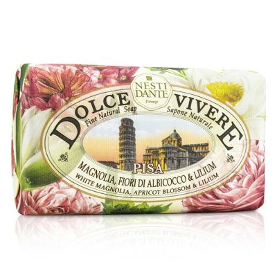 Nesti Dante - Dolce Vivere Натуральное Мыло - Pisa - Белая Магнолия, Цветы Абрикоса и Лилия  250g/8.8oz