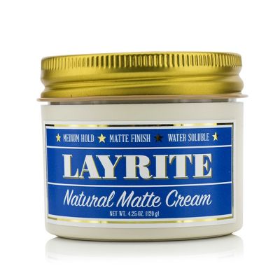 Layrite - Натуральный Матовый Крем (Средняя Фиксация, Матовый Результат, Растворимая Формула)  120g/4.25oz