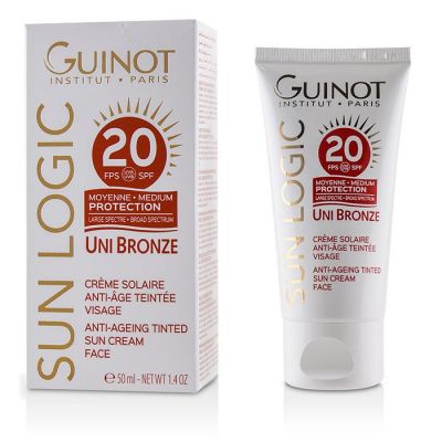 Guinot - Sun Logic Uni Bronze Антивозрастной Тональный Солнцезащитный Крем для Лица SPF 20  50ml/1.4oz