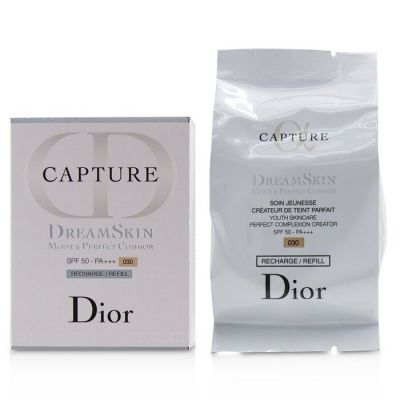 Christian Dior - Capture Dreamskin Moist & Perfect Кушон SPF 50 Запасной Блок - # 030 (Medium Beige)  15g/0.5oz