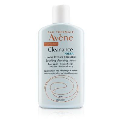 Avene - Cleanance HYDRA Успокаивающий Очищающий Крем - для Проблемной Кожи, Сухой и Раздраженной после Ухода  200ml/6.7oz