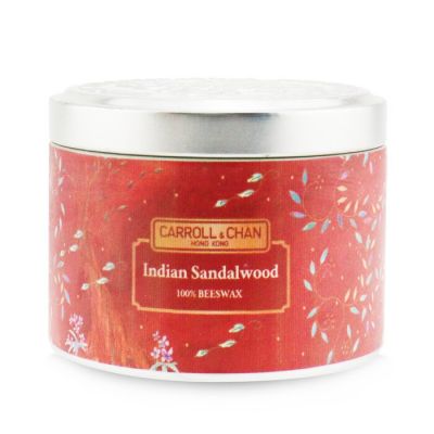 The Candle Company (Carroll & Chan) - Свеча из 100% Пчелиного Воска - Indian Sandalwood (8x6) cm