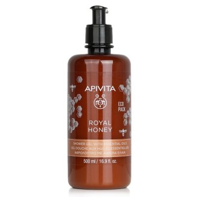 Apivita - Royal Honey Кремовый Гель для Душа с Эфирными Маслами - Ecopack  500ml/16.9oz