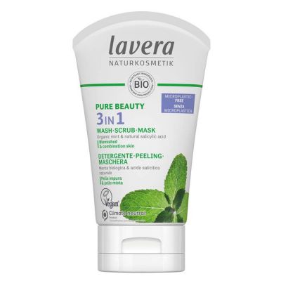 Lavera - Pure Beauty 3 в 1 Средство для Умывания, Скраб, Маска - для Проблемной и Комбинированной Кожи  125ml/4oz