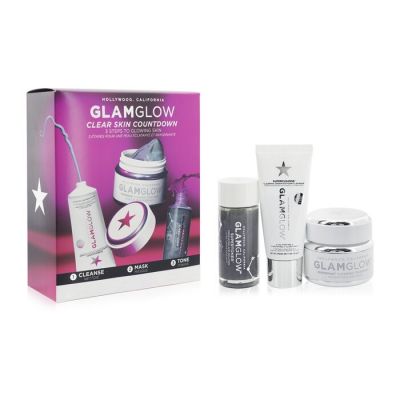Glamglow - Clear Skin Countdown Набор: SuperCleanse 30г + Supermud 50мл + Supertoner 30мл  3pcs