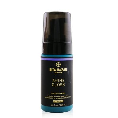 Rita Hazan - True Color Ultimate Shine Gloss - # Breaking Brass (For Blondes, Brunettes and Grey) in shower  100ml/3.4 oz