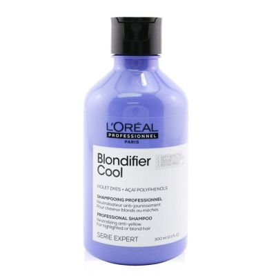 L'Oreal - Professionnel Serie Expert - Blondifier Cool Violet Dyes +Acai Polyphenols Neutralizing Shampoo (For Highlighted  Or Blonde Hair)  300ml/10.1oz