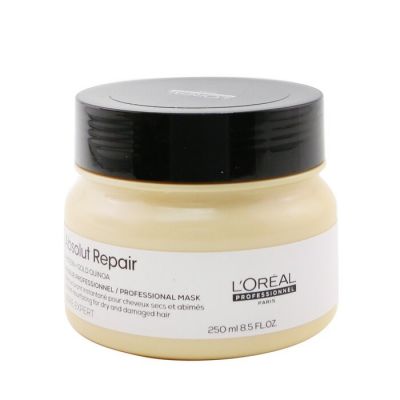 L'Oreal - Professionnel Serie Expert - Absolut Repair Gold Quinoa + Protein Instant Resurfacing Mask (For Dry and Damaged Hair)  250ml/8.5oz