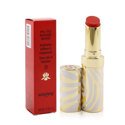 Sisley - Phyto Rouge Shine Hydrating Glossy Lipstick - # 31 Sheer Chili  3g/0.1oz