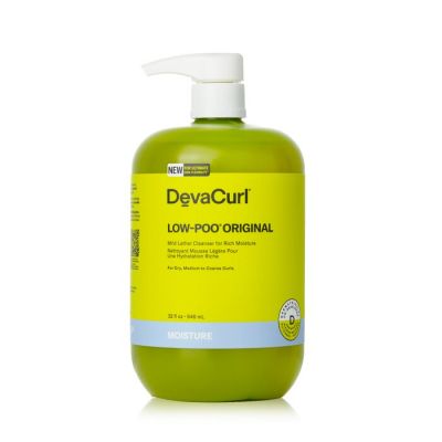 DevaCurl - Low-Poo Original Mild Lather Cleanser For Rich Moisture - For Dry, Medium to Coarse Curls  946ml/32oz