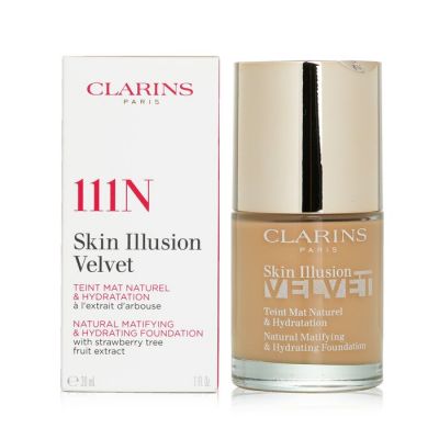 Clarins - Skin Illusion Velvet Natural Matifying & Hydrating Foundation - # 111N  30ml/1oz