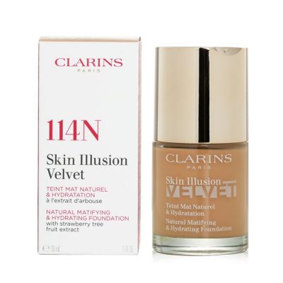 Clarins - Skin Illusion Velvet Natural Matifying & Hydrating Foundation - # 114N  30ml/1oz