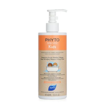 Phyto - Phyto Specific Kids Magic Detangling Shampoo & Body Wash - Curly, Coiled Hair & Body (For Children 3 Years+)  400ml/13.5oz