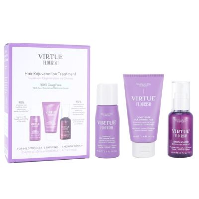 Virtue - Flourish Hair Rejuvenation Treatment Set  3pcs
