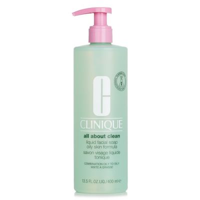 Clinique - All About Clean Liquid Facial Soap Oily Skin Formula (Combination Oily to Oily Skin)  400ml/13.5oz