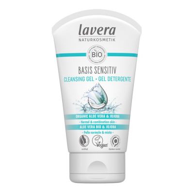 Lavera - Basis Sensitiv Cleansing Gel - Organic Aloe Vera & Jojoba (For Normal & Combination Skin)  125ml/4oz