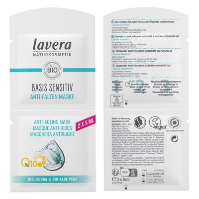 Lavera - Basis Sensitiv Q10 Anti-Ageing Mask  2 x5ml