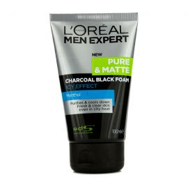 L'Oreal - Men Expert Pure & Matte Охлаждающая Пенка с Черным Углем  100ml/3.4oz