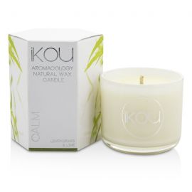 iKOU - Eco-Luxury Aromacology Свеча из Натурального Воска - Calm (Lemongrass & Lime) (2x2) inch
