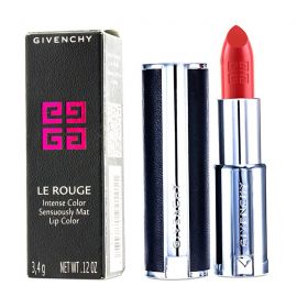 Givenchy - Le Rouge Интенсивный Цвет Матовая Губная Помада - # 324 Corail Backstage (Genuine Leather Case) 3.4g/0.12oz
