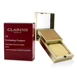 Clarins - Everlasting Компактная Основа SPF 9 - # 114 Cappuccino 10g/0.3oz