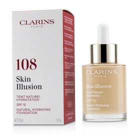 Clarins - Skin Illusion Натуральная Увлажняющая Основа SPF 15 # 108 Sand  30ml/1oz
