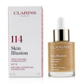 Clarins - Skin Illusion Натуральная Увлажняющая Основа SPF 15 # 114 Cappuccino  30ml/1oz