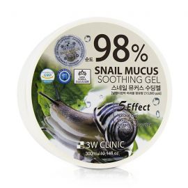 3W Clinic - 98% Snail Mucus Успокаивающий Гель  300ml/10.14oz