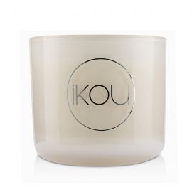 iKOU - Eco-Luxury Aromacology Свеча из Натурального Воска - Joy (Australian White Flannel Flower)  (2x2) inch