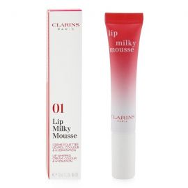 Clarins - Milky Mousse Lips - # 01 Milky Strawberry  10ml/0.3oz
