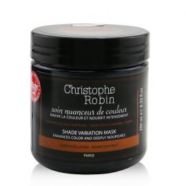 Christophe Robin - Shade Variation Mask (Enhances Color & Deeply Nourishes) - Warm Chestnut  250ml/8.33oz